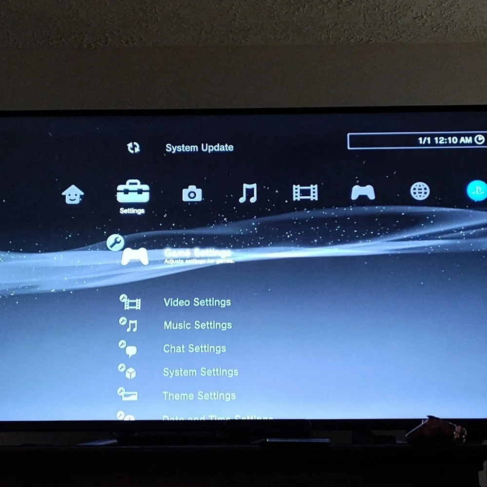 PlayStation PS3 CECH-3001A System With Controller, Cables and one game Tested